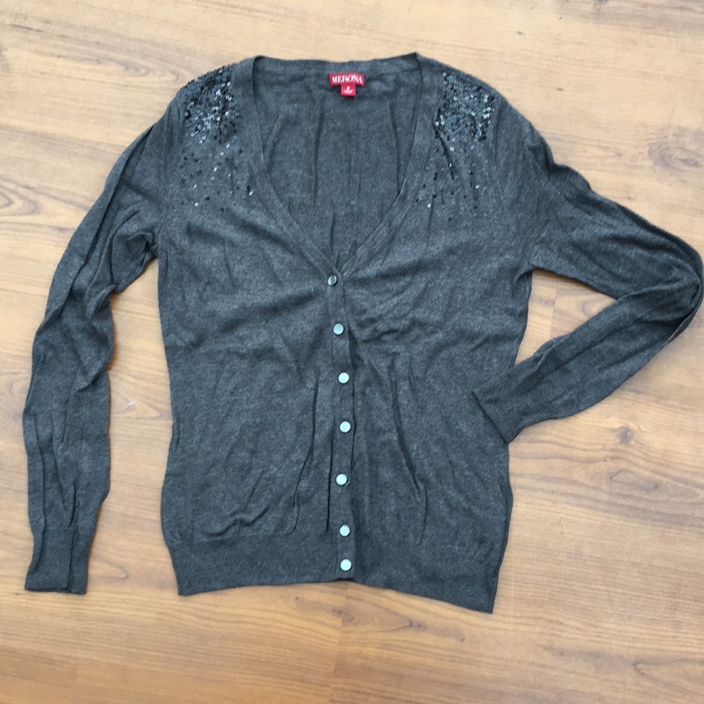 Comfy sequin cardigan